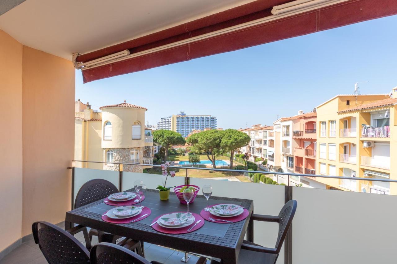 Apart-Rent Apartamento Mimoses 0063 Empuriabrava Kültér fotó