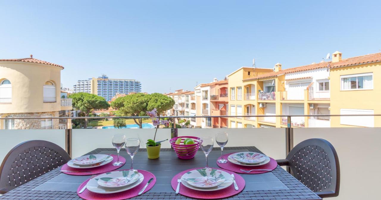 Apart-Rent Apartamento Mimoses 0063 Empuriabrava Kültér fotó