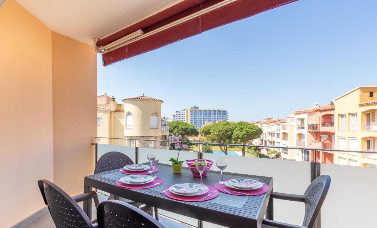 Apart-Rent Apartamento Mimoses 0063 Empuriabrava Kültér fotó